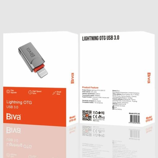 تبدیل Biva OTG-02 OTG USB To Lightning