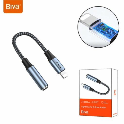 کابل تبدیل Biva JACK-01L Lightning to AUX