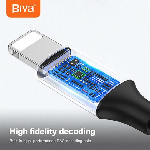 کابل تبدیل Biva JACK-01L Lightning to AUX