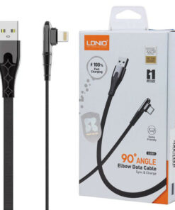 کابل آیفونی فست شارژ Ldnio LS581 2.4A 1m یکسر L