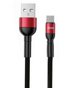 کابل میکرو یو اس بی فست شارژ Biva C-15V 2.4A 1.2m