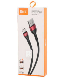 کابل تایپ سی فست شارژ Biva C-16T 3A 1.2m