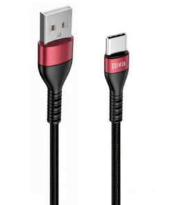 کابل تایپ سی فست شارژ Biva C-16T 3A 1.2m