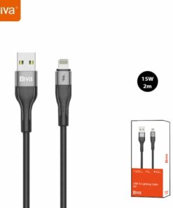 کابل آیفونی فست شارژ Biva C-20L 3A 2m