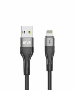 کابل آیفونی فست شارژ Biva C-20L 3A 2m