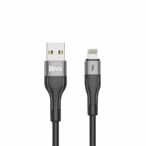 کابل آیفونی فست شارژ Biva C-20L 3A 2m