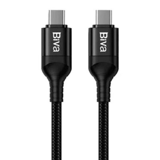کابل تبدیل فست شارژ Biva C-03CC Type-C To Type-C 3A 60W 1.2m