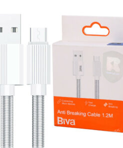 کابل میکرو یو اس بی فست شارژ Biva C-19V 3A 15W 1.2m