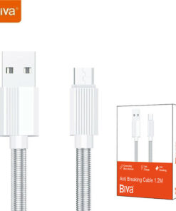 کابل میکرو یو اس بی فست شارژ Biva C-19V 3A 15W 1.2m