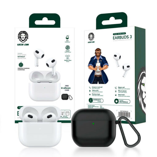هندزفری بلوتوث دو تایی Green Lion Earbuds 3 TWS