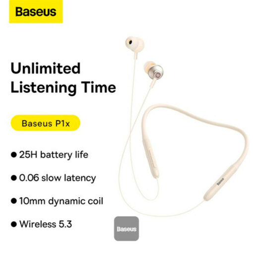 هندزفری بلوتوث دورگردنی Baseus Bowie P1x NGPB01000