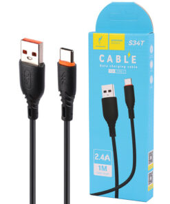 کابل تایپ سی فست شارژ Sky Dolphin S34T 2.4A 1m