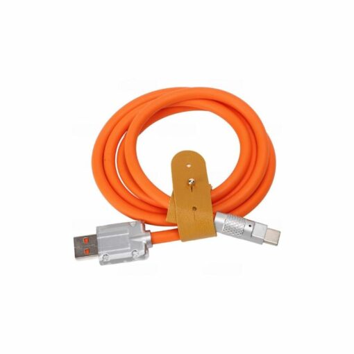 کابل روکش ضخیم مدل 6.0A رنگی Type-C